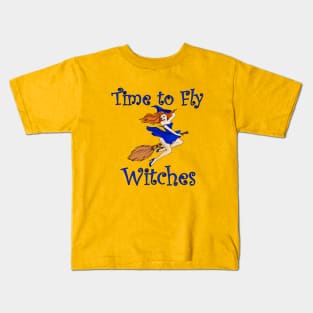 Witch. Halloween. Magic. A daring free woman. Beautiful witch. Kids T-Shirt